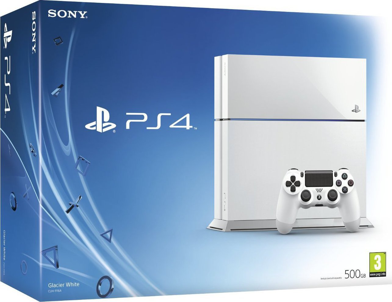 PS4 500GB Glacier White (B Chassis)