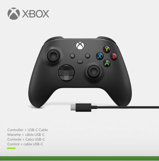 Controller Xbox Wireless + Cavo USB-C (Nero