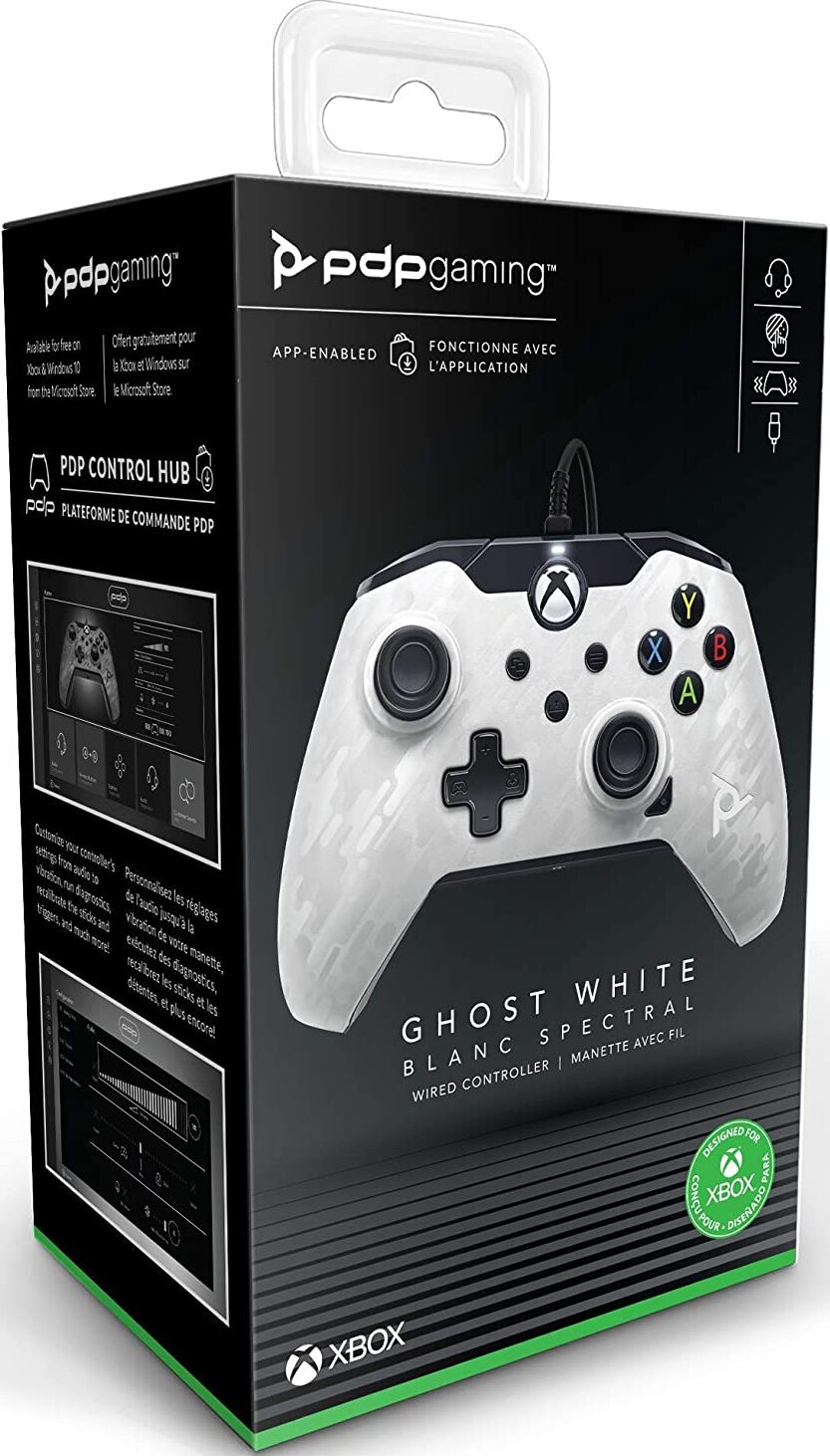 Controller Xbox Wired (Ghost White)
