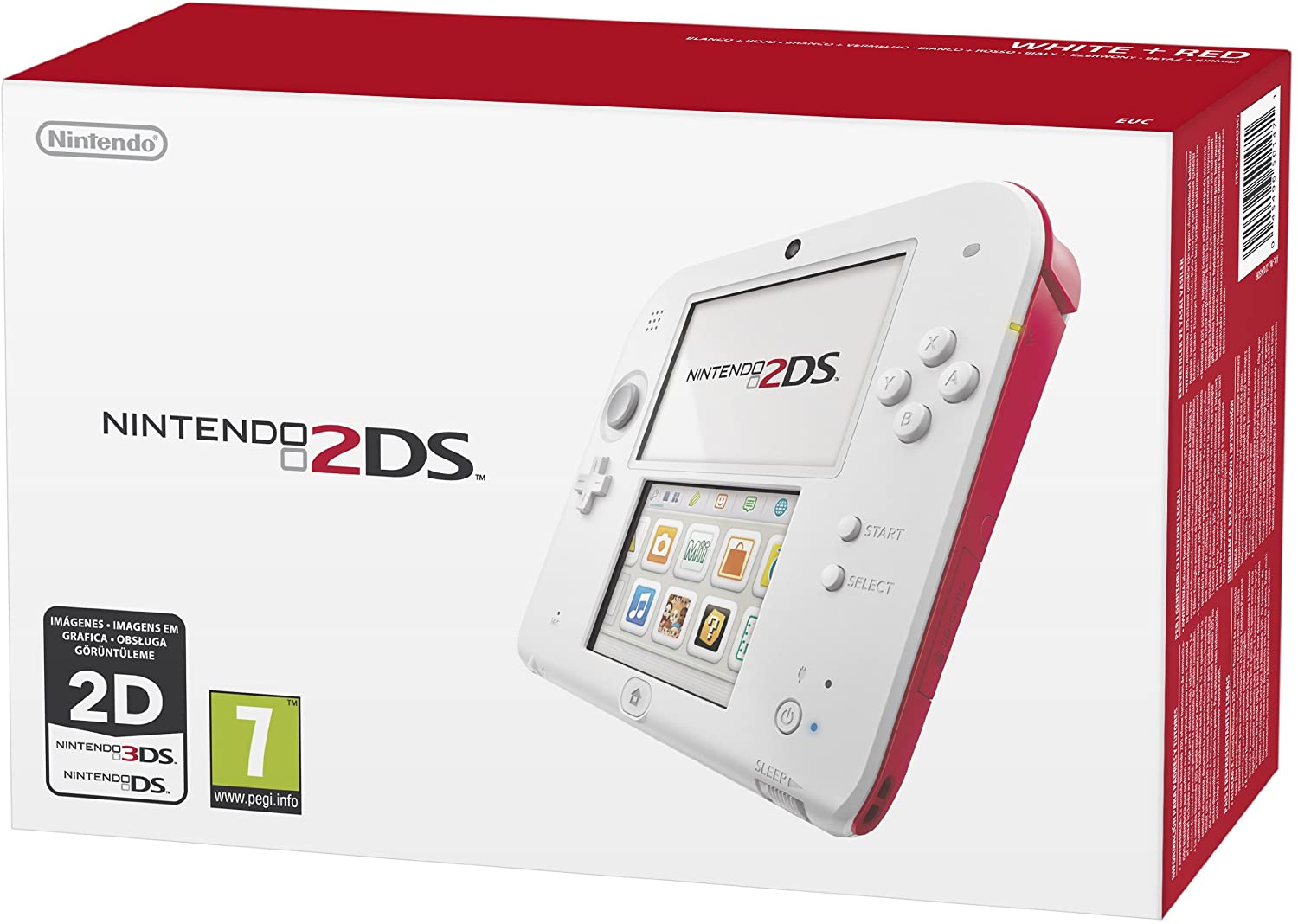 Nintendo 2DS (Bianco E Rosso)