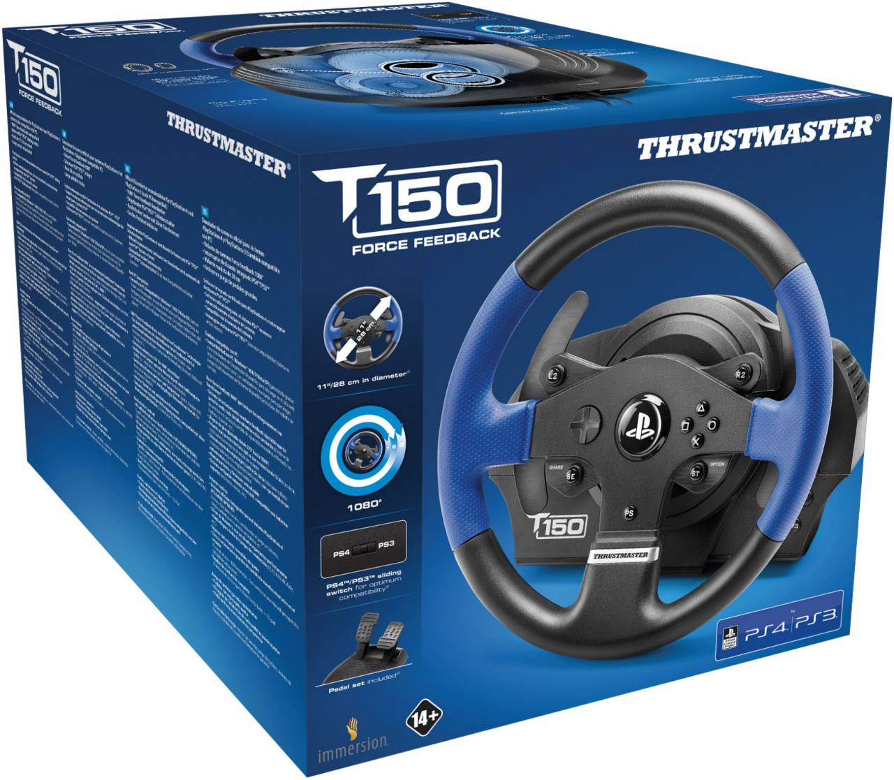 Volante T150 Force Feedback (PS5