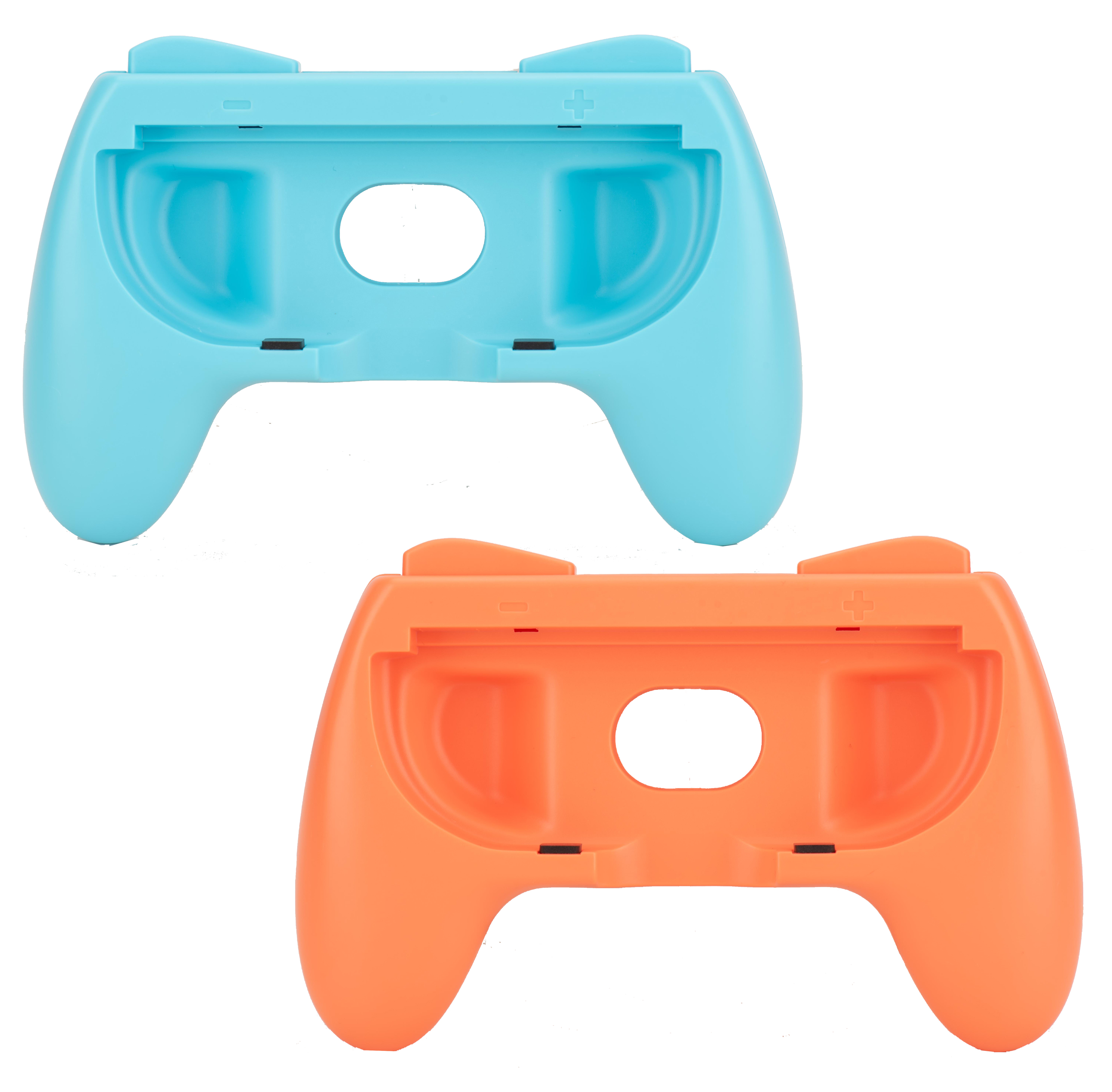 Coppia Grip Handle Joy-Con Rosso e Blu