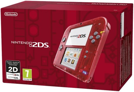 Nintendo 2DS (Rosso Trasparente)