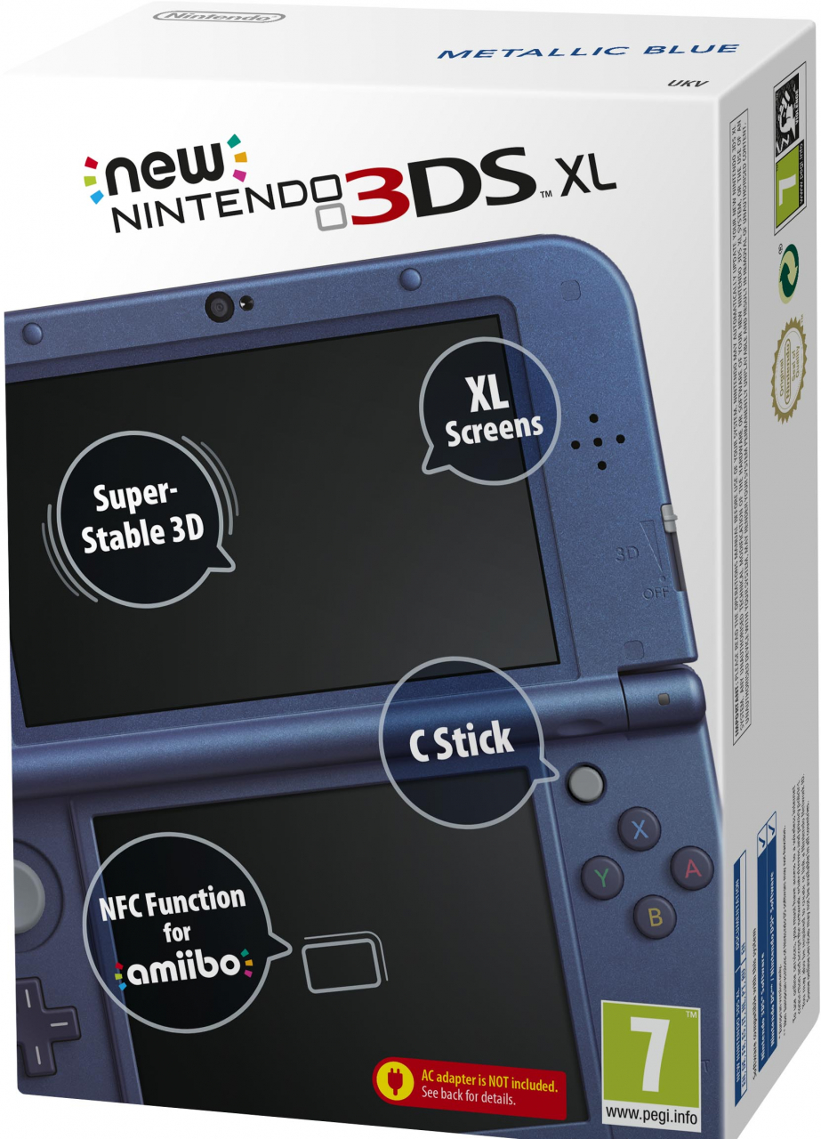 New Nintendo 3DS XL (Blu Metallizzato)