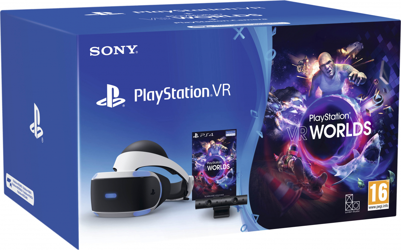 Playstation VR + Playstation Camera V2 + VR Worlds