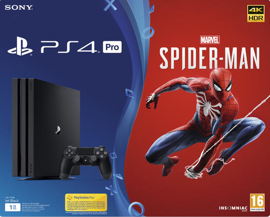 PS4 1TB Pro + Marvel Spider-man (B Chassis)
