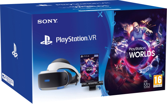 Playstation VR + Playstation Camera V2 + VR Worlds (Codice Di Attivazione)