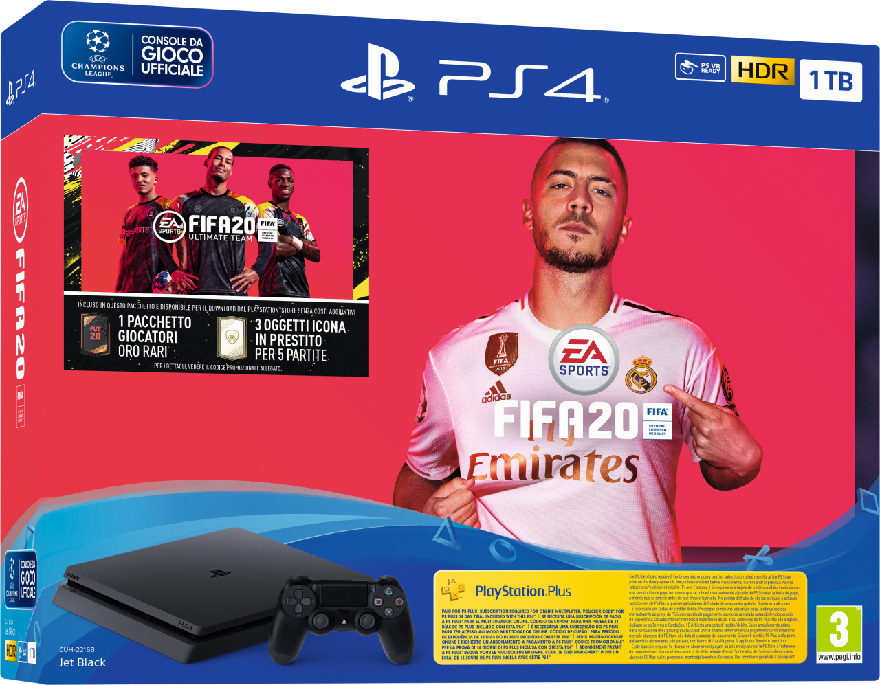 PS4 1TB Slim + FIFA 20