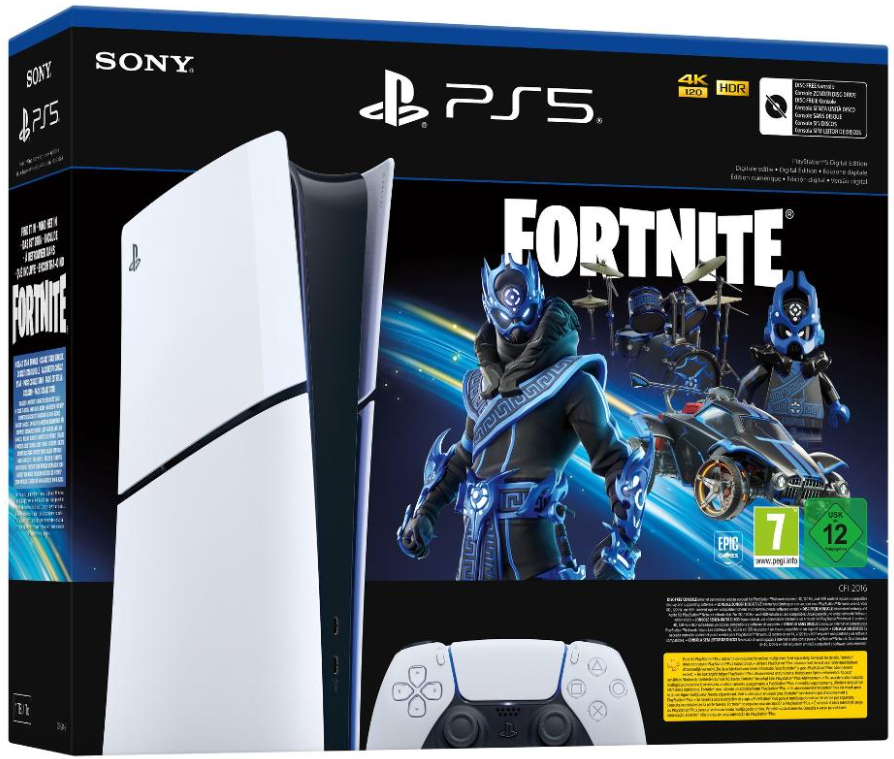 Playstation 5 Slim + Voucher Fortnite Cobalt Star (Digital Edition
