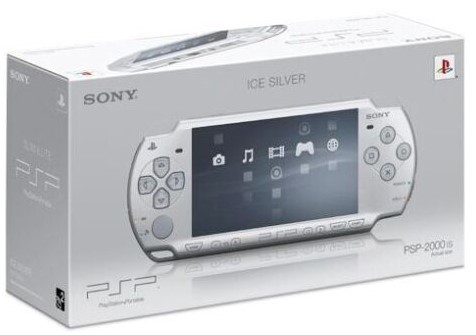 PSP Slim 2004 (Ice Silver)