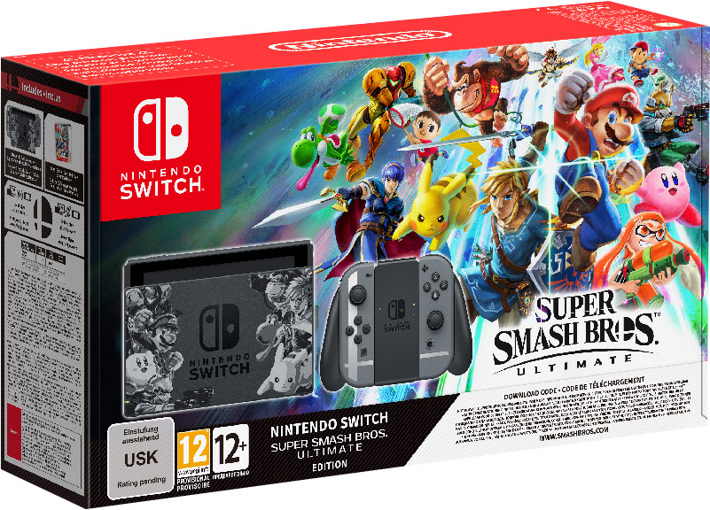 Nintendo Switch + Super Smash Bros (Versione Day One