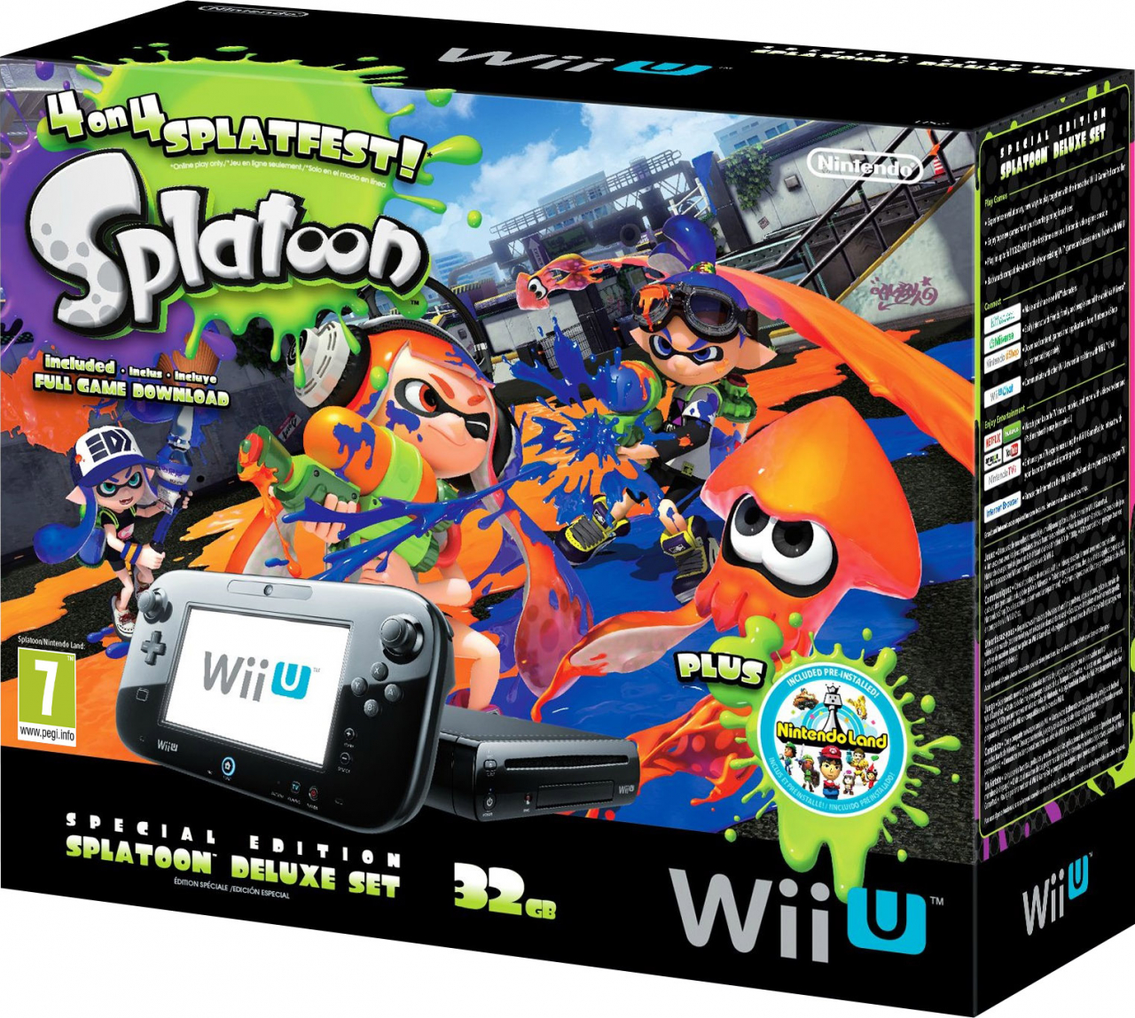 Wii U Splatoon Premium Pack (32GB)