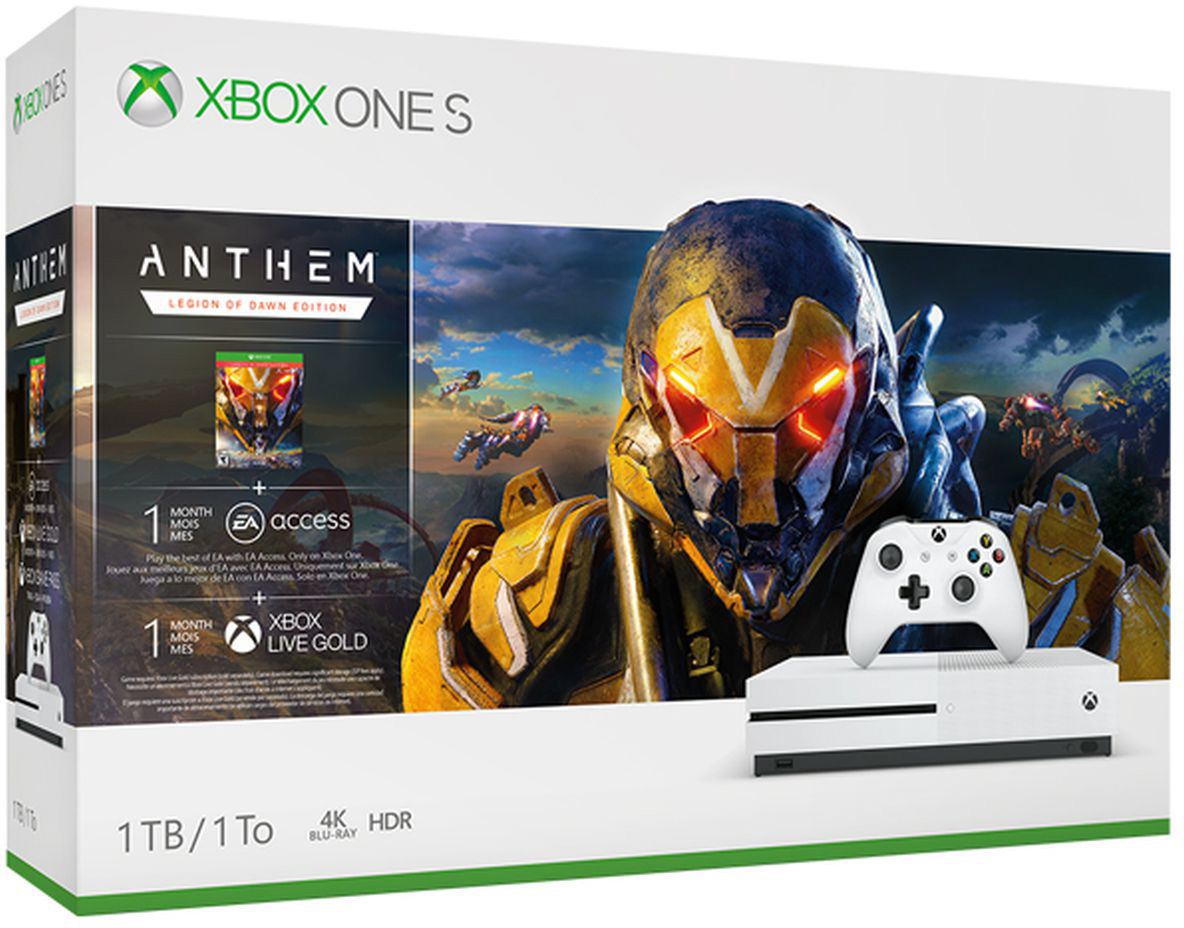 Xbox One S 1TB + Anthem
