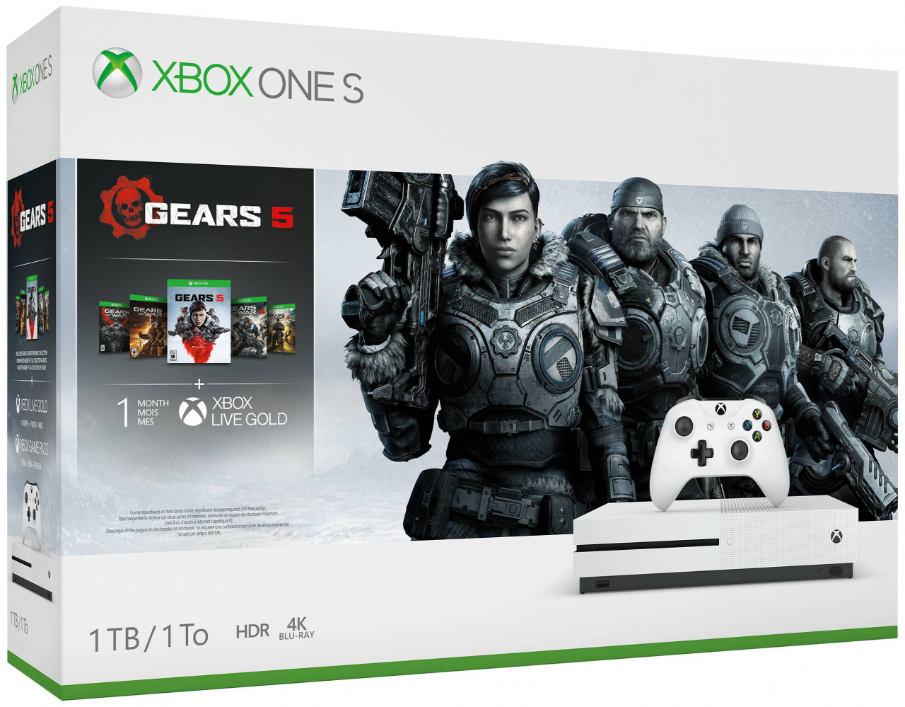 Xbox One S 1TB + Gears 5
