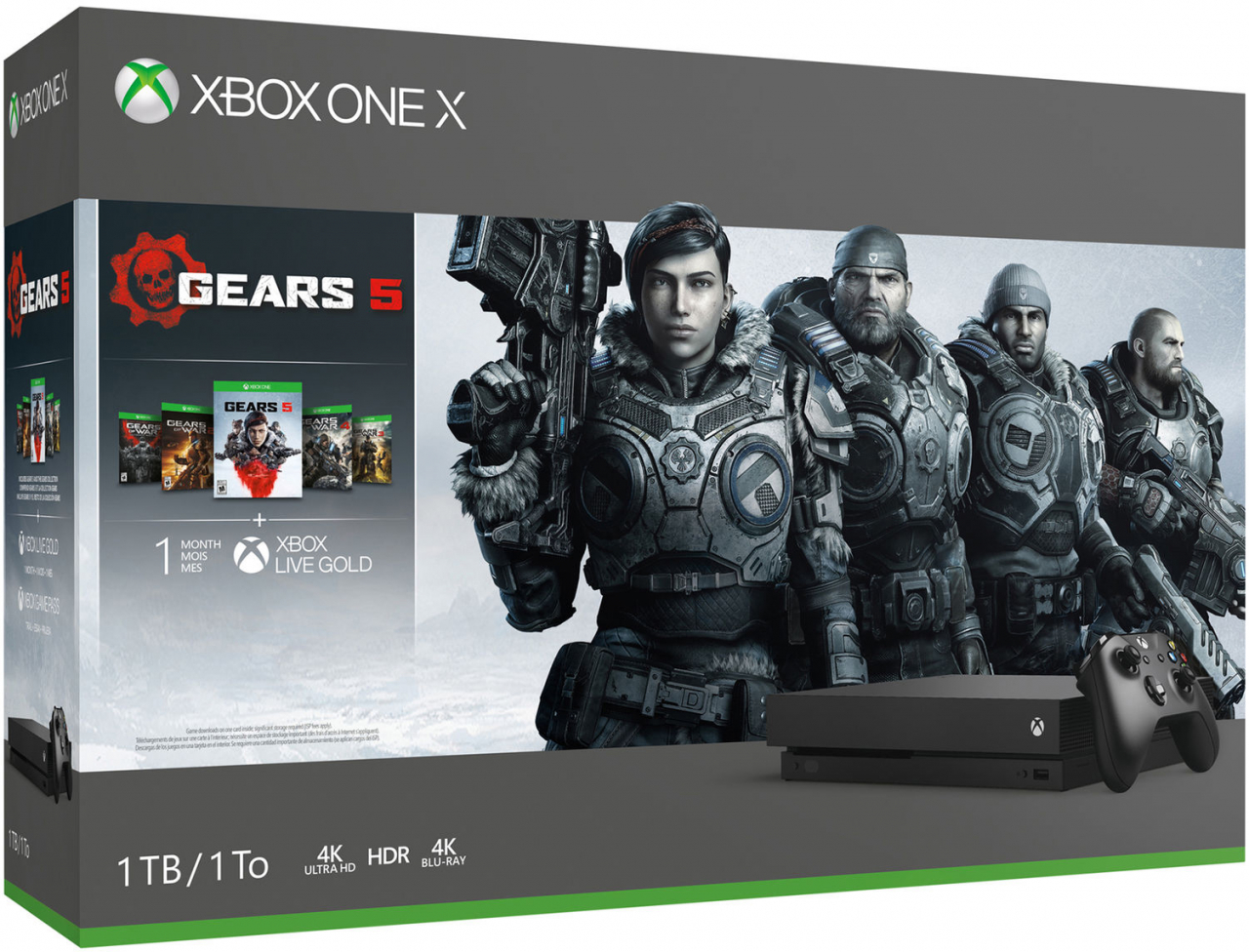 Xbox One X 1TB + Gears 5