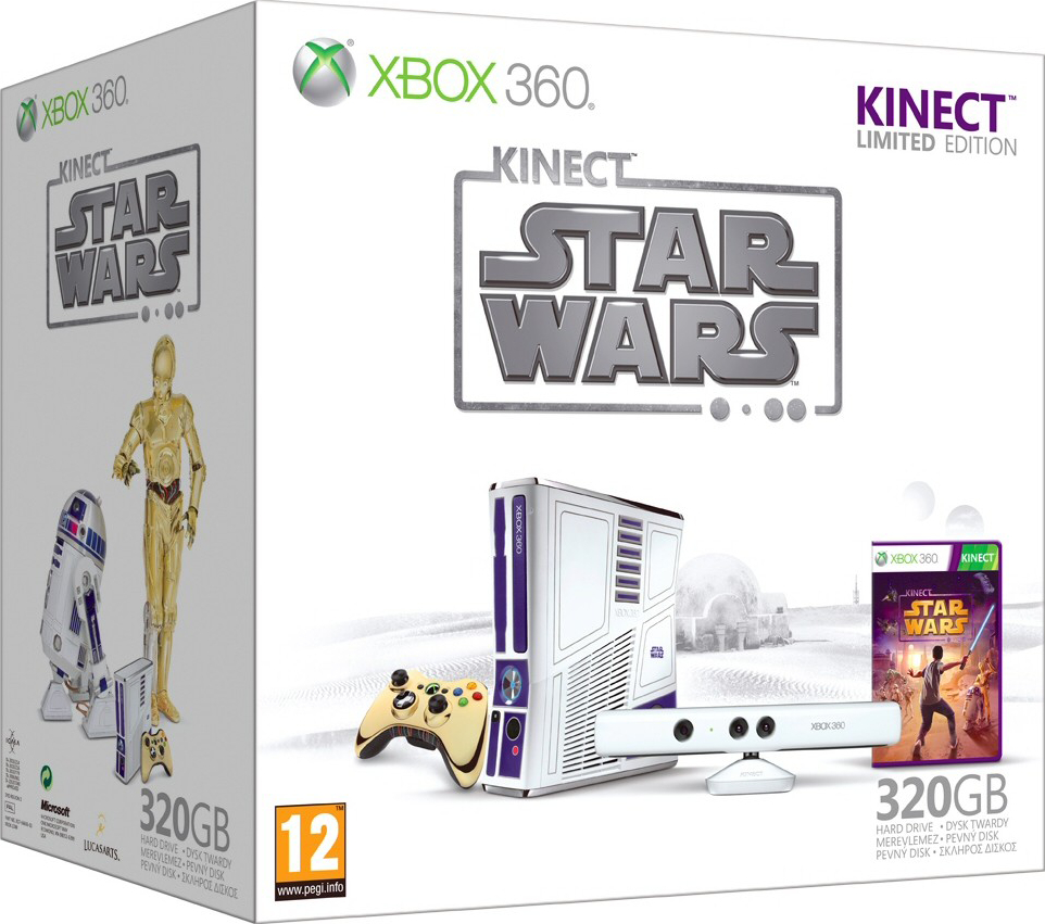 Xbox 360 320GB (Limited Edition Kinect Star Wars Bundle)