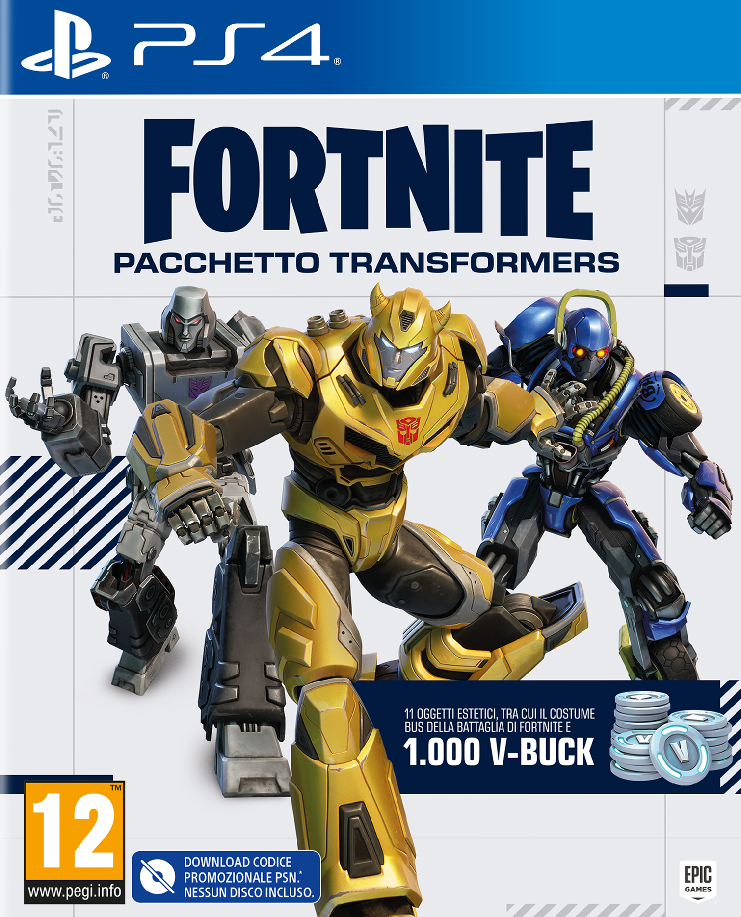 Fortnite Pacchetto Transformers (Codice di Attivazione) PlayStation 4