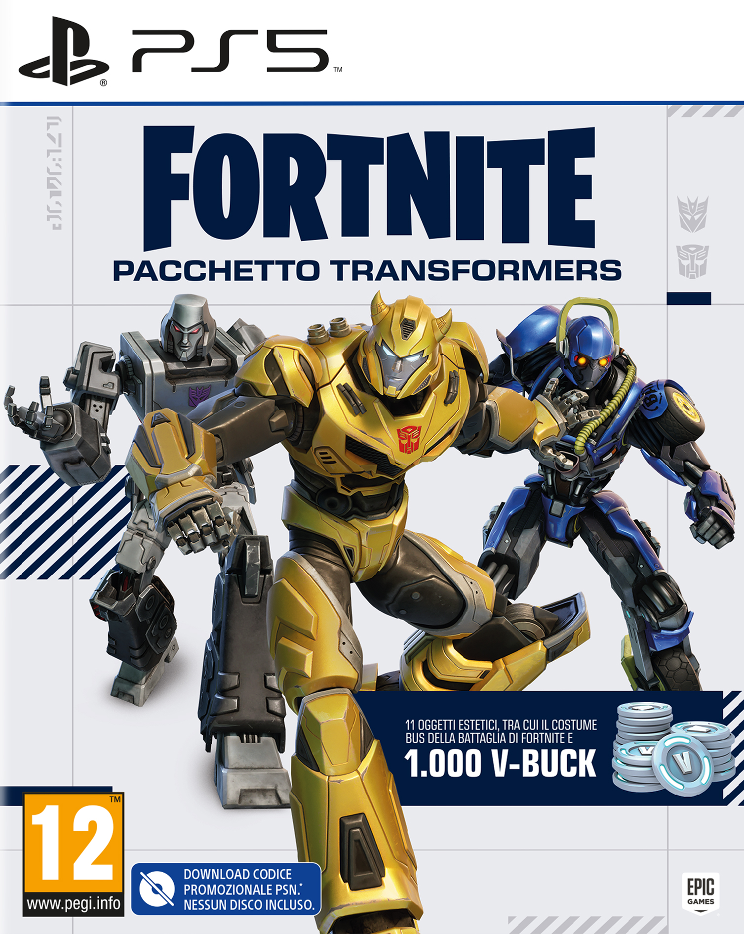 Fortnite Pacchetto Transformers (Codice Di Attivazione) PlayStation 5