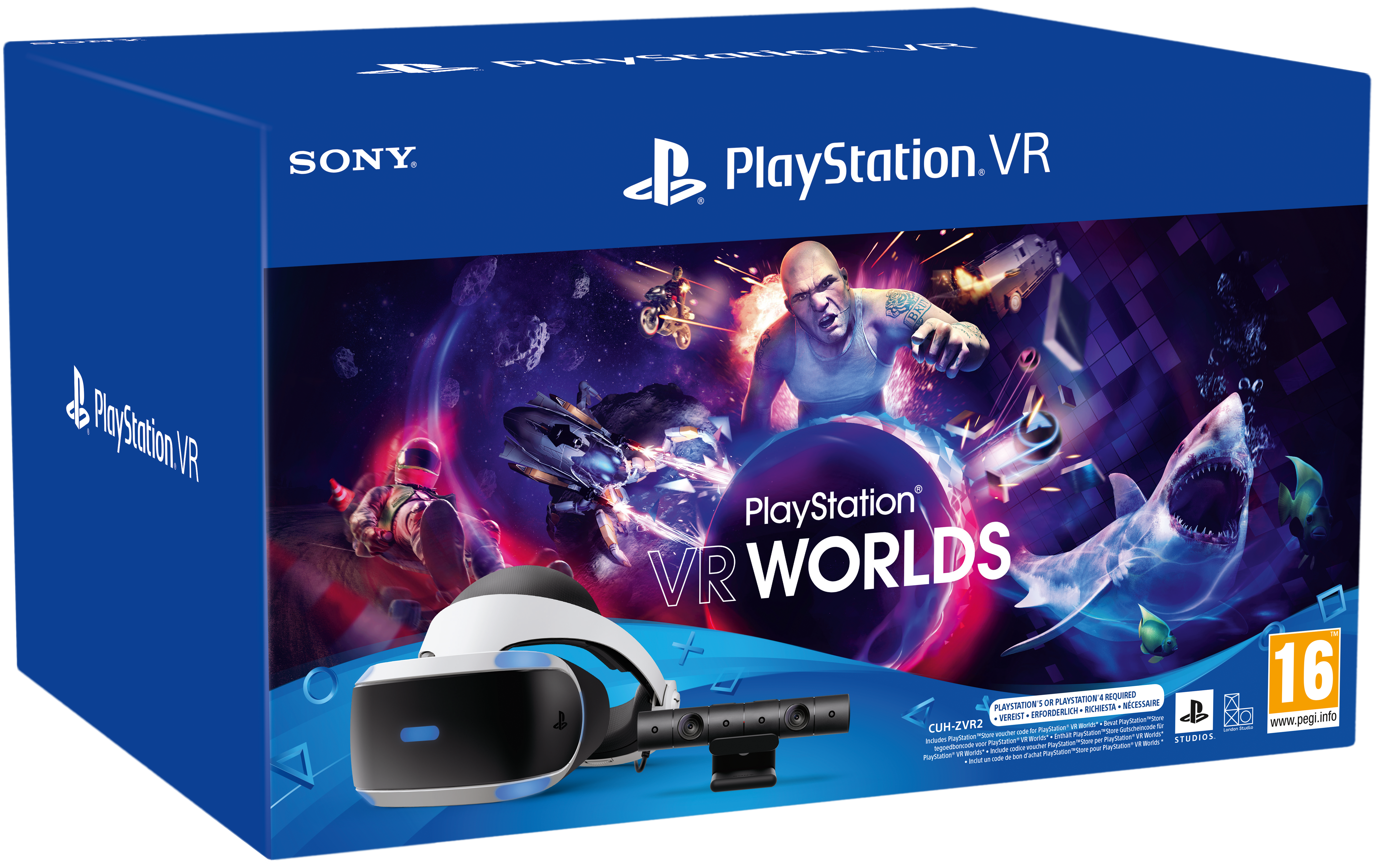 Playstation VR + Playstation camera V2 + VR World (Codice di Attivazione)