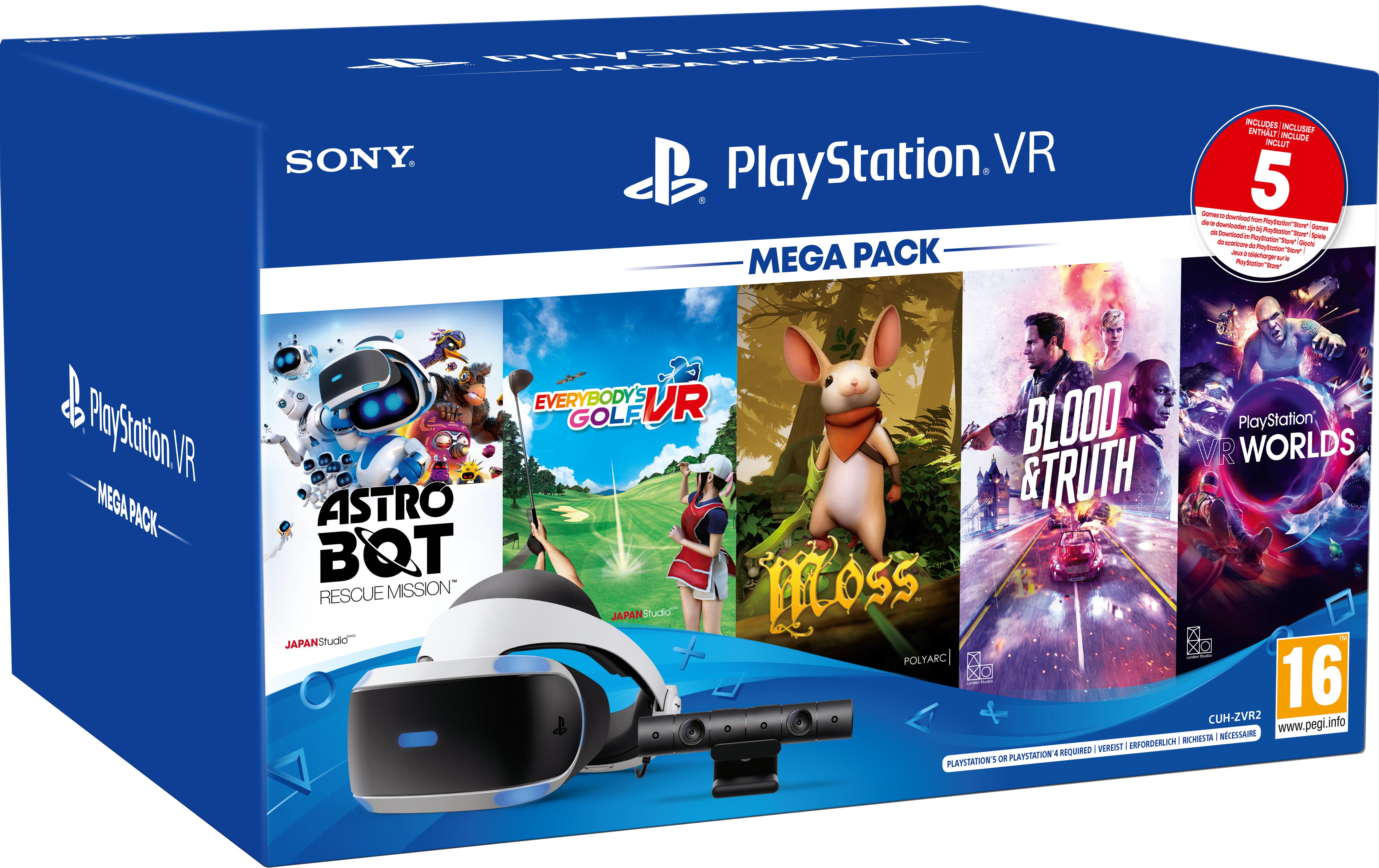 Playstation VR Mega Pack V3 (PS Camera V2 + 5 giochi)