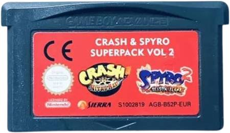 Crash & Spyro Superpack Vol 2 (Solo Cartuccia