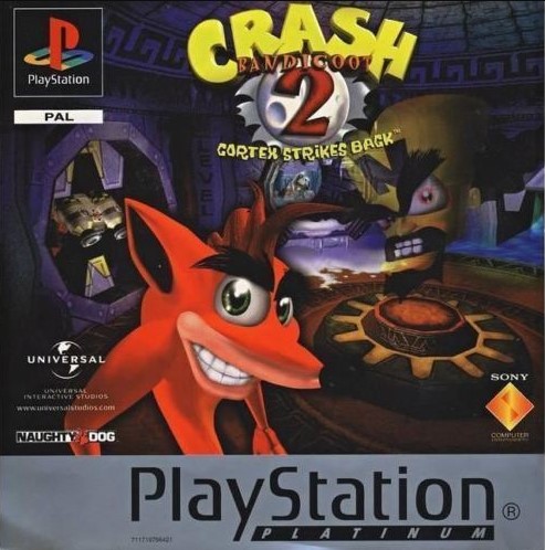 Crash Bandicoot 2 - Cortex Strikes Back (Platinum) Playstation 1