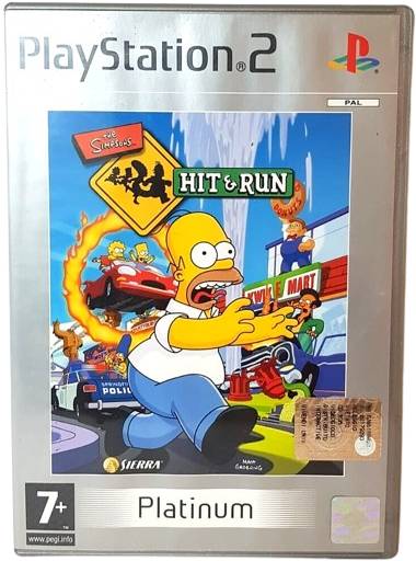 The Simpsons Hit And Run (Platinum) PlayStation 2