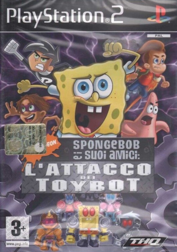 SpongeBob E I Suoi Amici L'Attacco Dei Toy Bot PlayStation 2