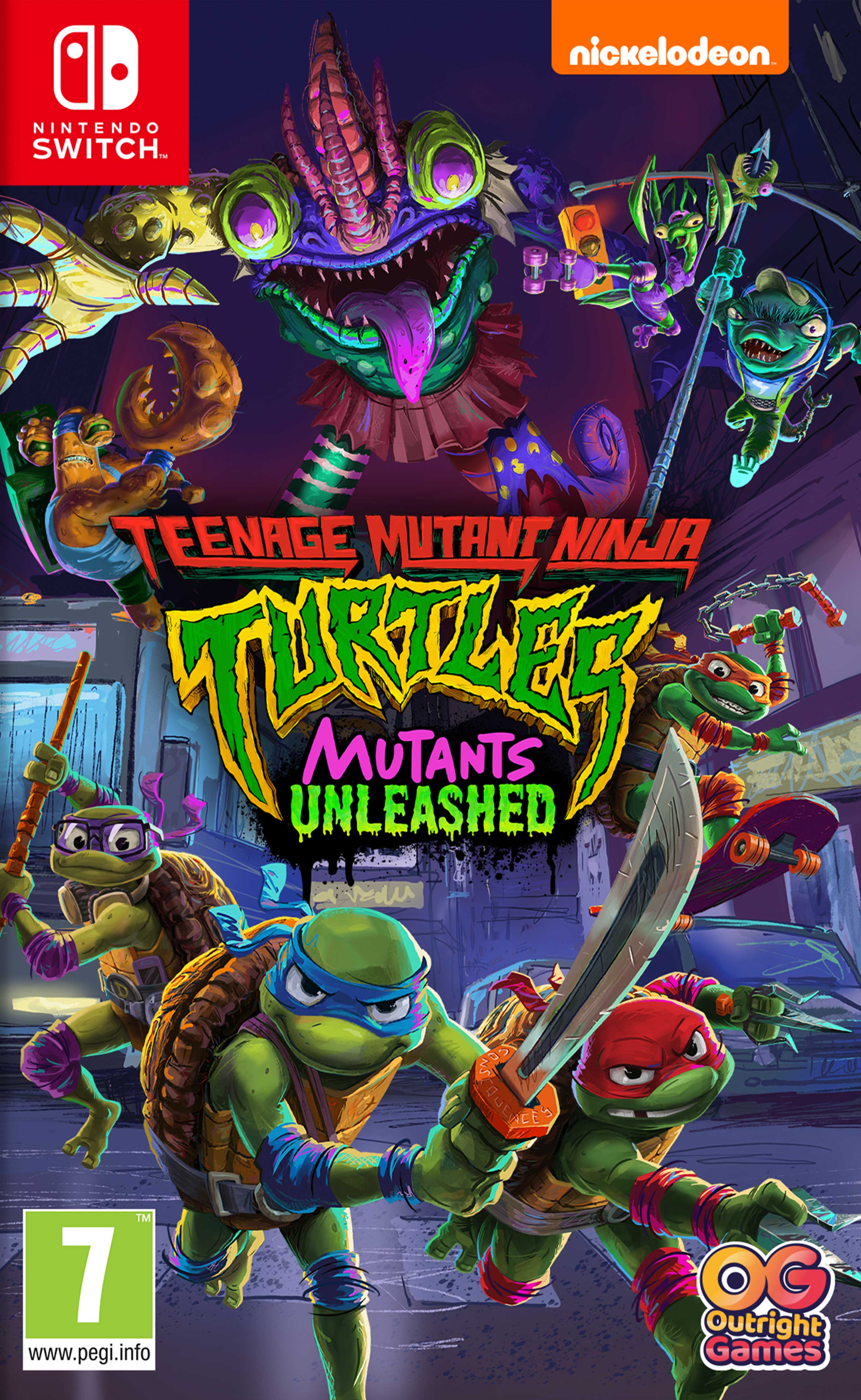 Teenage Mutant Ninja Turtles Mutants Unleashed Nintendo Switch