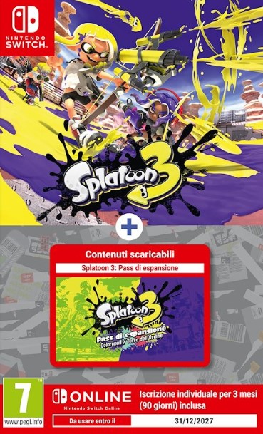 Splatoon 3 + Pass Espansione + 3 Mesi Nintendo Switch Online Nintendo Switch