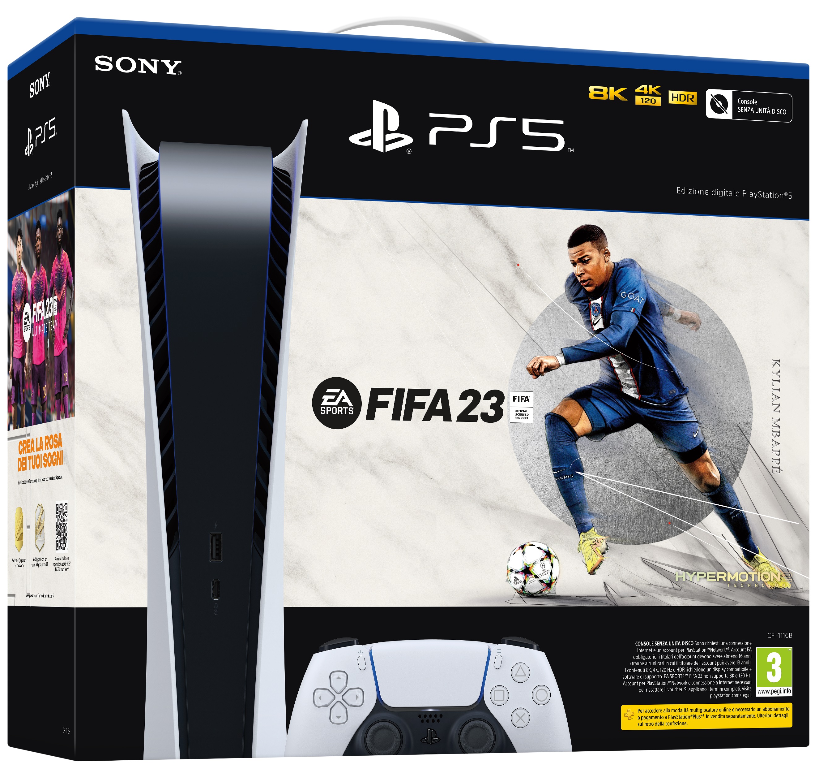 Playstation 5 (Digital Edition) + FIFA 23